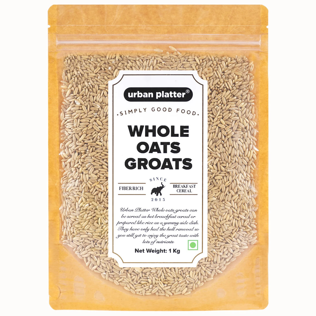Groats | Whole Oats Groats - High In Protein - Urban Platter - 1000gm