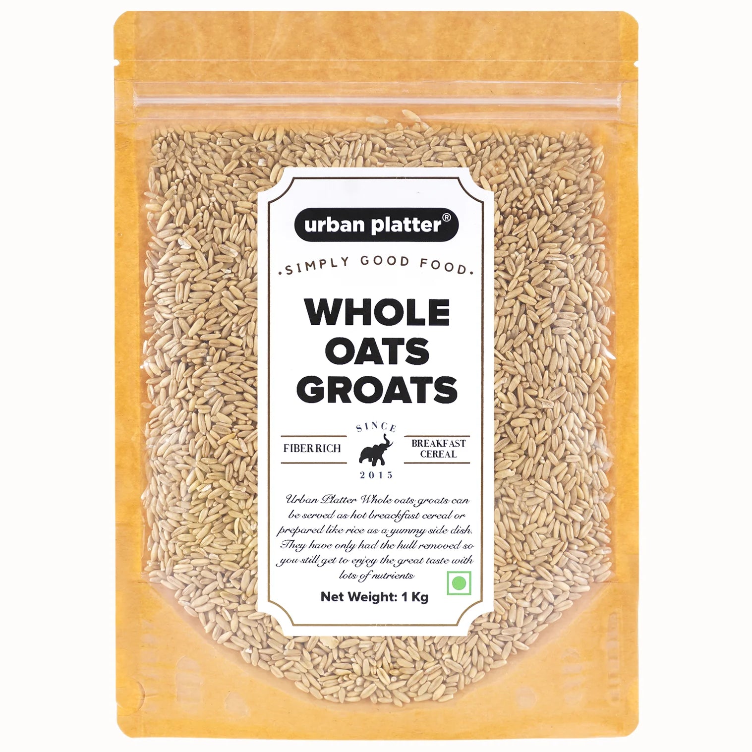 Groats | Whole Oats Groats - High In Protein - Urban Platter - 1000gm
