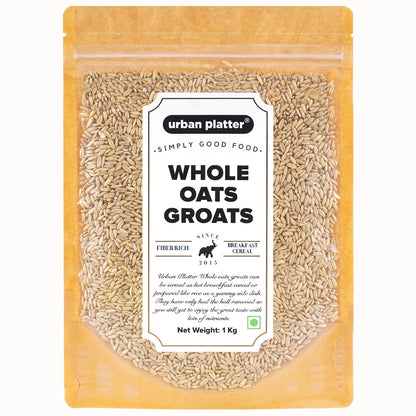 Groats | Whole Oats Groats - High In Protein - Urban Platter - 1000gm