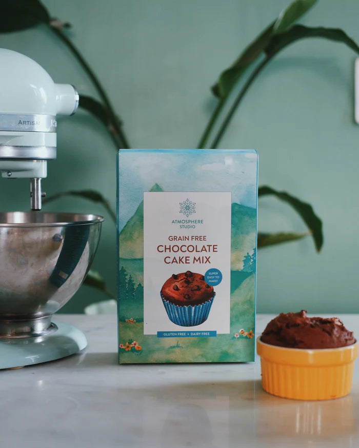 Chocolate Cake Mix | Gluten Free, Grain Free, Guilt Free, Sugar Free &amp;amp; Dairy Free - Atmosphere - 300gm