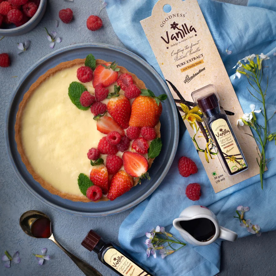 Vanilla Extract | (With Vanilla Seeds) - Natural - Alcohol Free &amp; No Preservatives - Goodness Vanilla-75ml