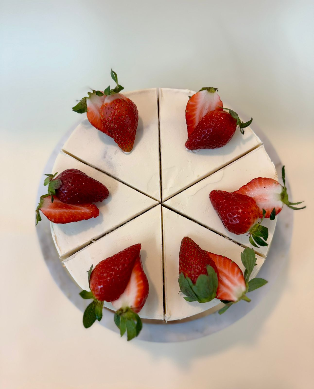 Vanilla Strawberry Cake - Vegan, Gluten Free &amp; Refined Sugar Free