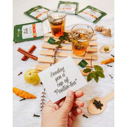 Vedic Kadha Herbal Tea – Vahdam – 15Tea Bags