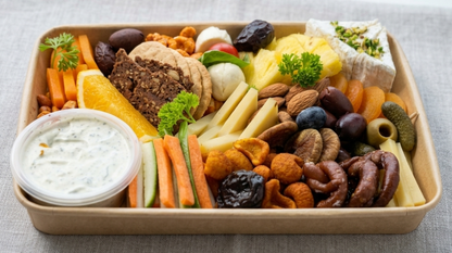 Veg Cheese Platter - Fresh - Made with Organic Ingredients - Box