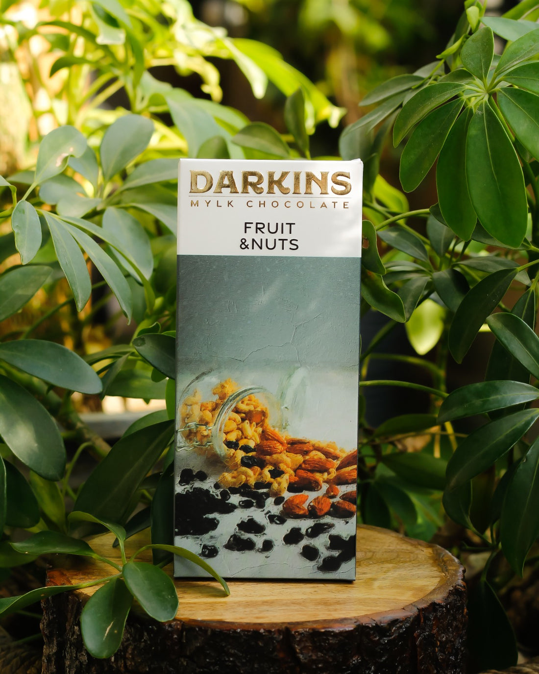 Milk Chocolate | Mylk - Fruits & Nuts - Bean To bar - Natural - Vegan, Gluten Free & No Palm Oil - Darkins - 50gm