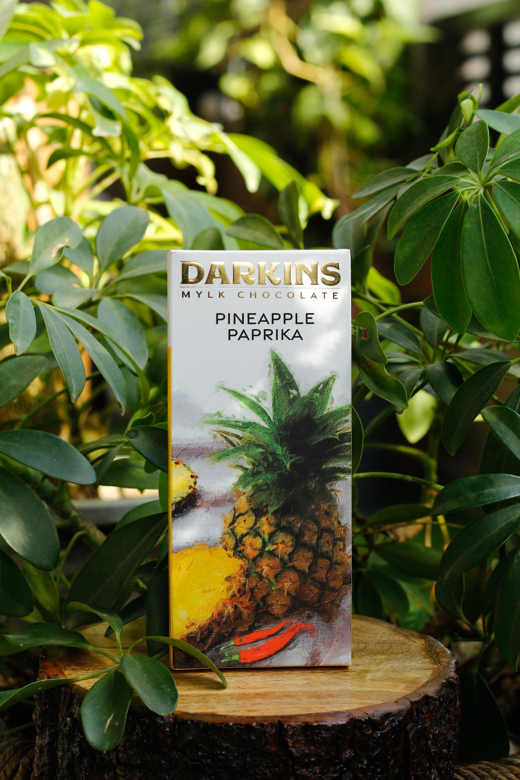Milk Chocolate | Mylk - Pineapple Paprika - Bean To bar - Natural - Vegan, Gluten Free & No Palm Oil - Darkins - 50gm