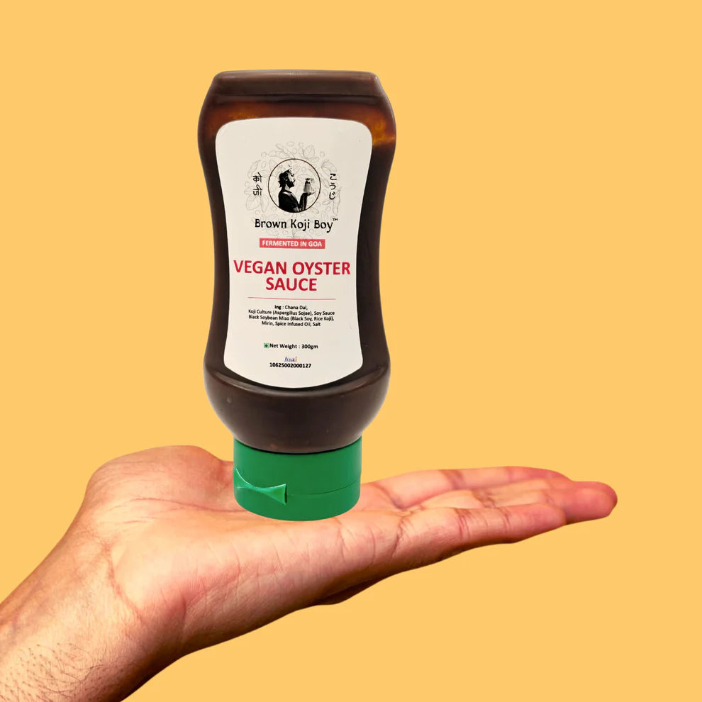 Sauce | Vegan Oyster Sauce -Deep Mushroom Umami Concentrate- Made With Shitakes -  Brown Koji Boy - 300gm