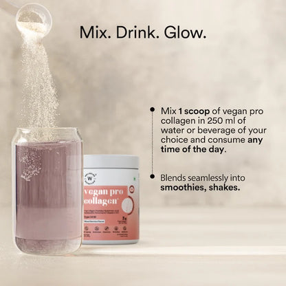 Collagen | Vegan Pro Collagen Mixed Berries - Anti Ageing - Hydration - Elasticity - Wrinkles - Radiance - Gluten Free, Non GMO, No Artificial Fillers &amp; No Artificial Colors - Wellbeing Nutrition - 25 Serving - 200gm