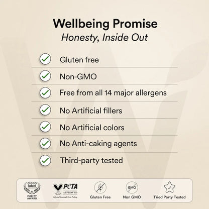 Collagen | Vegan Pro Collagen Mixed Berries - Anti Ageing - Hydration - Elasticity - Wrinkles - Radiance - Gluten Free, Non GMO, No Artificial Fillers &amp; No Artificial Colors - Wellbeing Nutrition - 25 Serving - 200gm