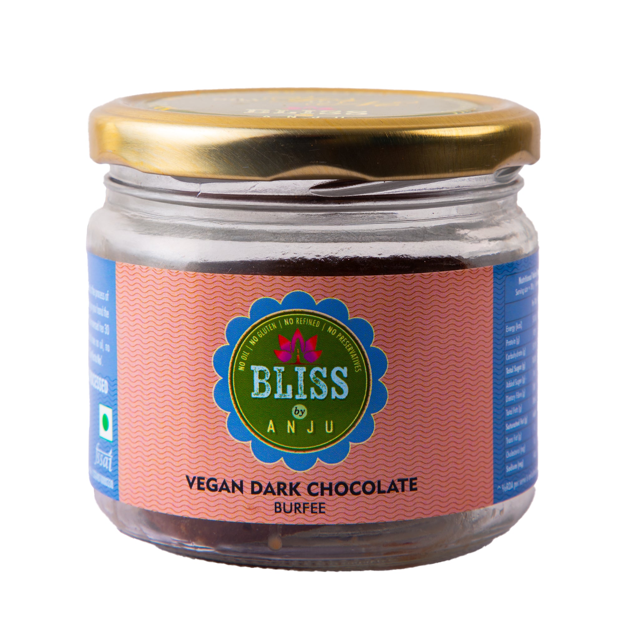 Dark Chocolate With Real Dates – Vegan –No preservatives-No Refined Sugar - Bliss Box Foods – 150gm