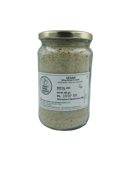 Vegan – White Bread Crumbs – German Bakery – 400gm