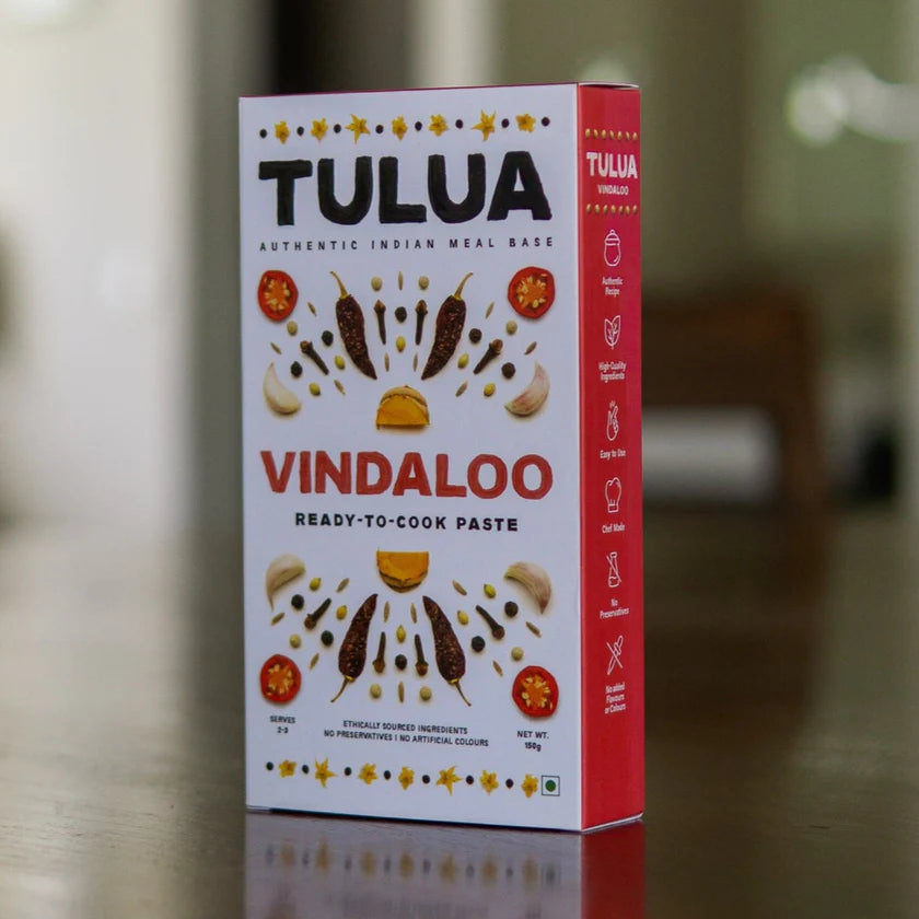 Vindaloo | Ready To Cook Paste - Ethically Sourced Ingredients - No Artificial Ingredients - Tulua - 160gm