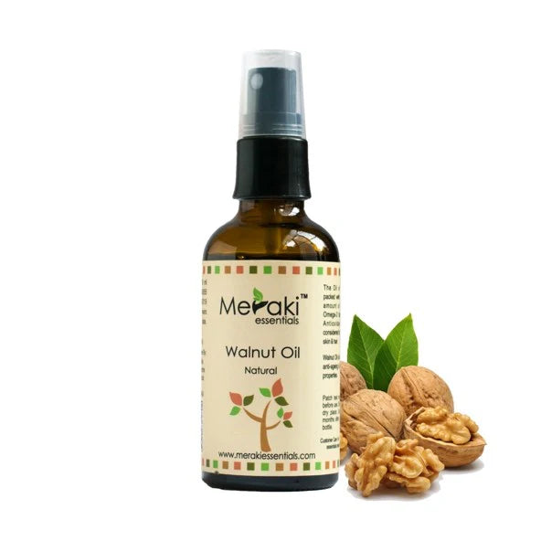 Walnut Oil (Juglans Regia) - Natural - Indian - Meraki Essentials - 50ml