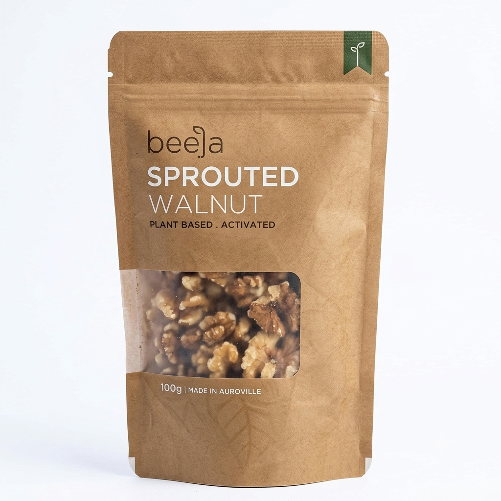 Walnut | Sprouted – Raw - Activated – Natural – Vegan – Beeja – 200gm