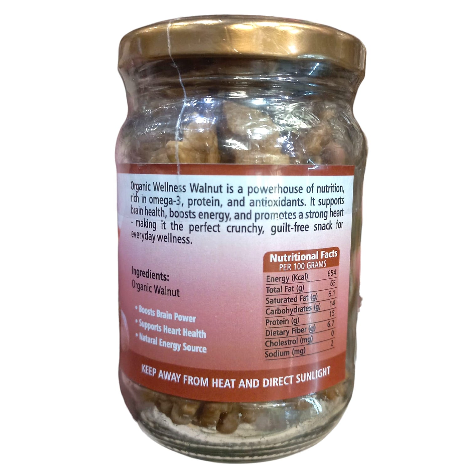 Walnuts | Certified Organic - Organic Wellness - 100gm