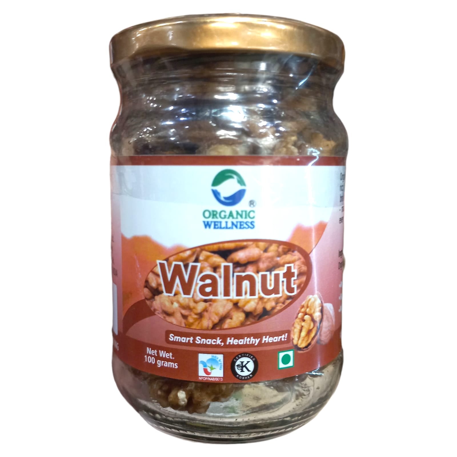 Walnuts | Certified Organic - Organic Wellness - 100gm