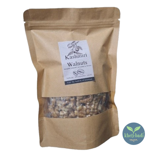 Walnuts | Kashmiri Walnuts (From foothills of Himalayas) - Plant Based, Super Food,  Nutrient Dense -Khetibadi – 250gm