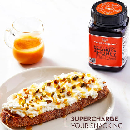 Manuka Honey | Raw Manuka Honey K Factor 16+ - Wedderspoon -  1000gm