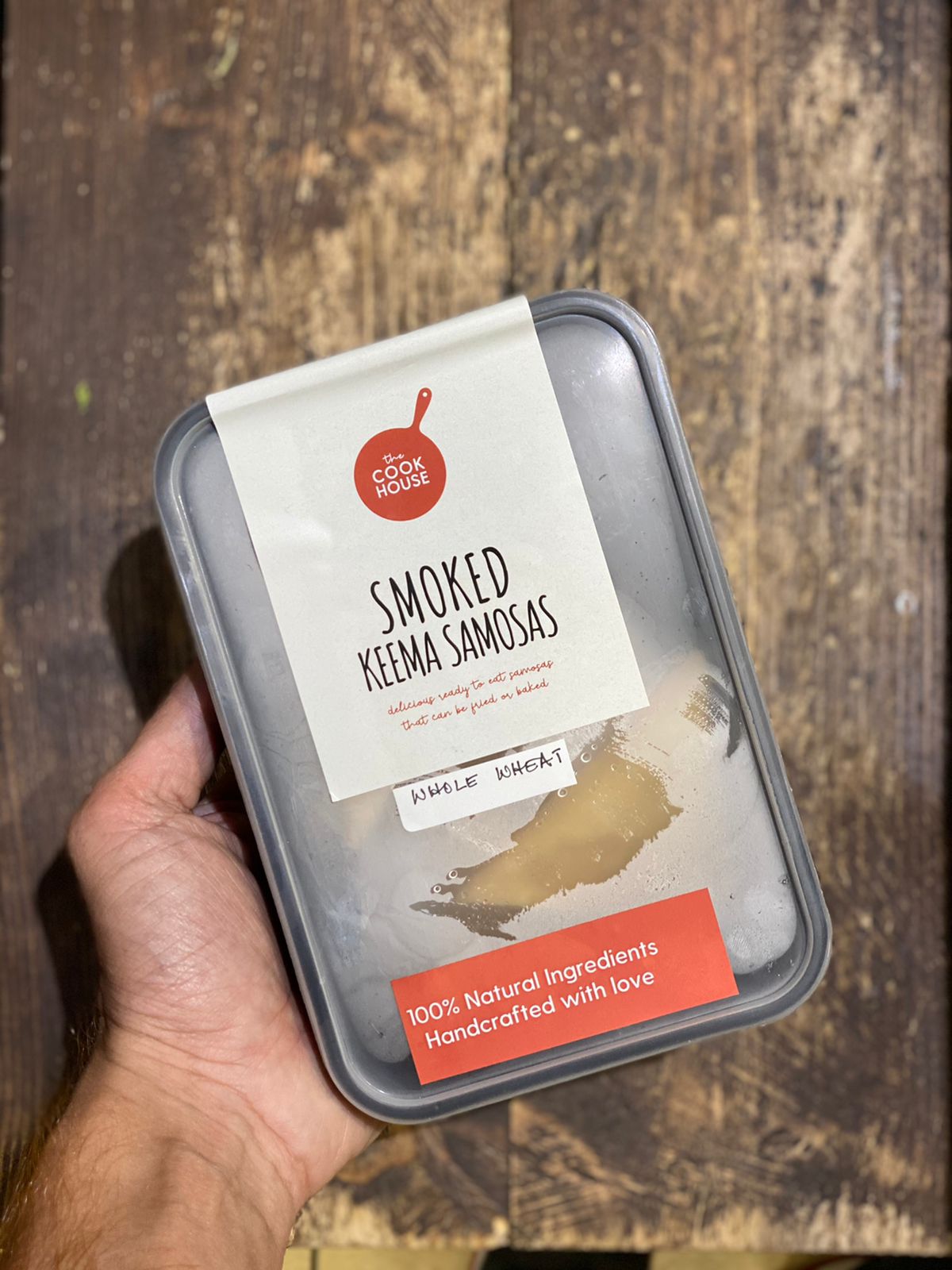 Whole Wheat Smoked Keema Samosa – The Cook House – 8Pcs.