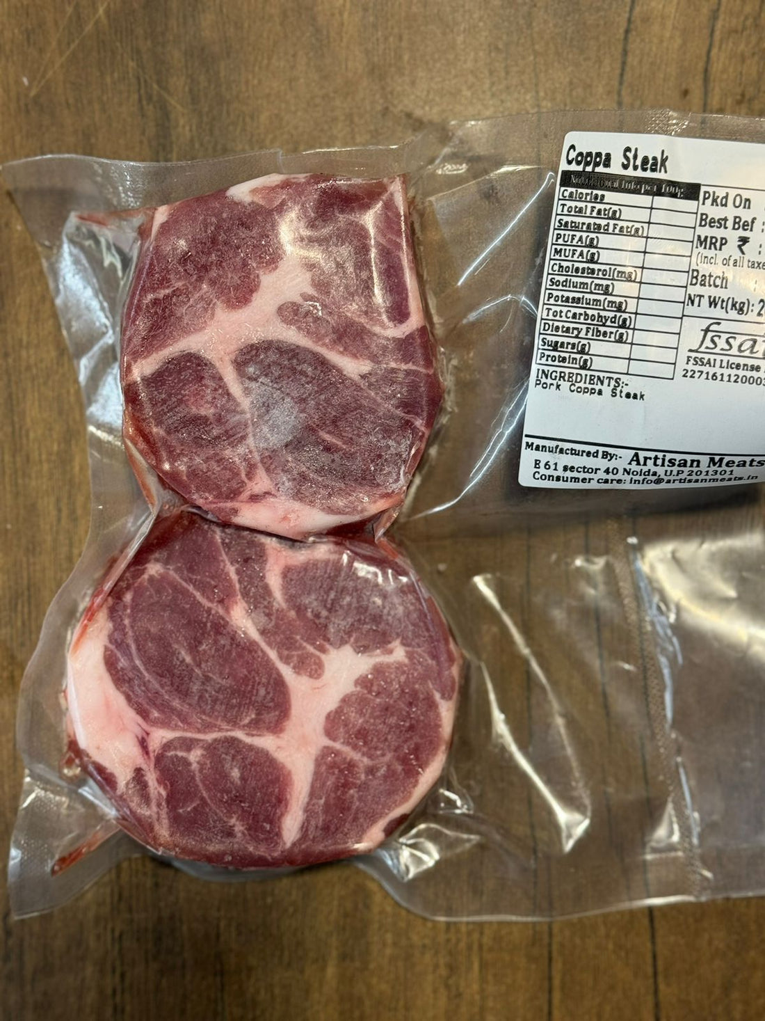 Coppa Steak - Antibiotics &amp;amp; Hormone Free - Nature&