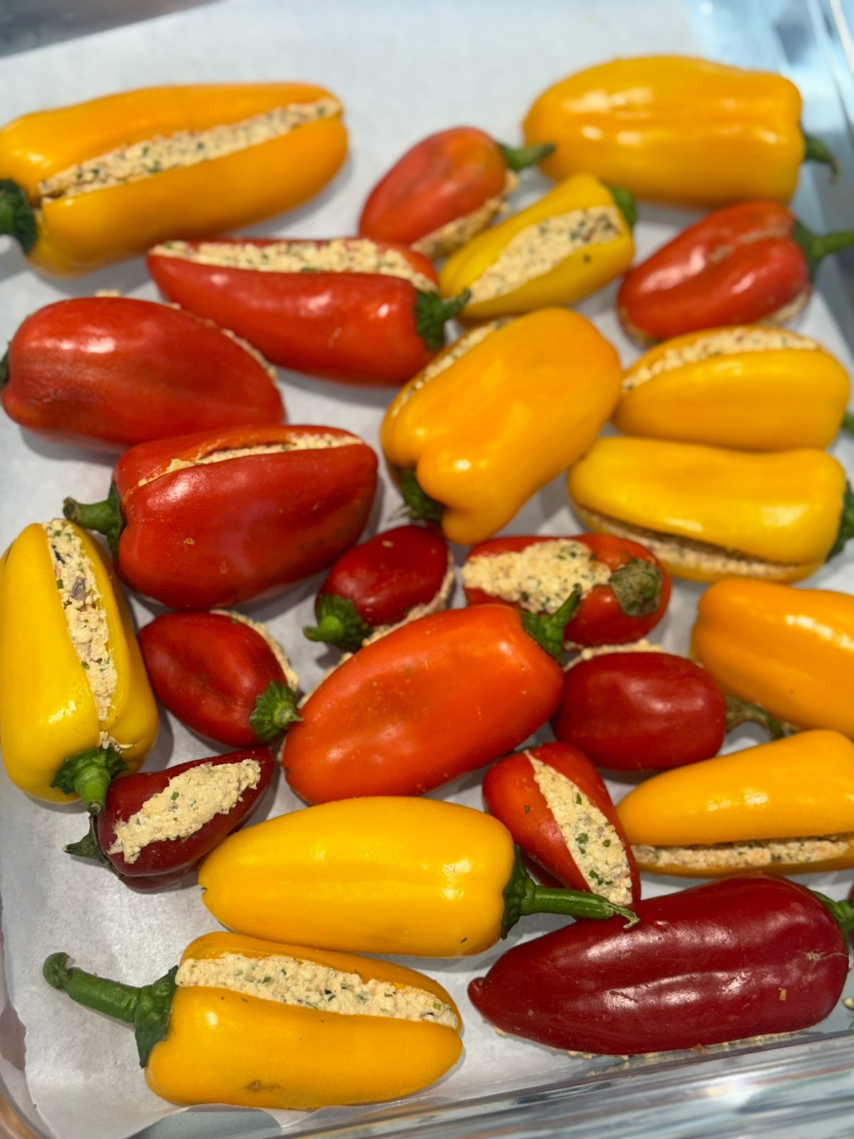 Banana Pepper Stuffed - Fresh - Made with Organic Ingredients - 200gm