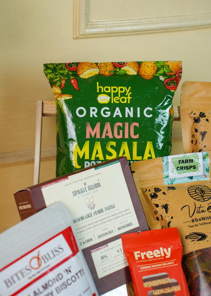 Diwali Hamper | Glow Up Hamper - Snack Attack - Zero Guilt, All Chill - 11 Products