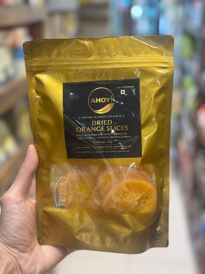 Dried Orange Slices - Zesty &amp; Aromatic - No Added Sugar - Ahoy - 250gm