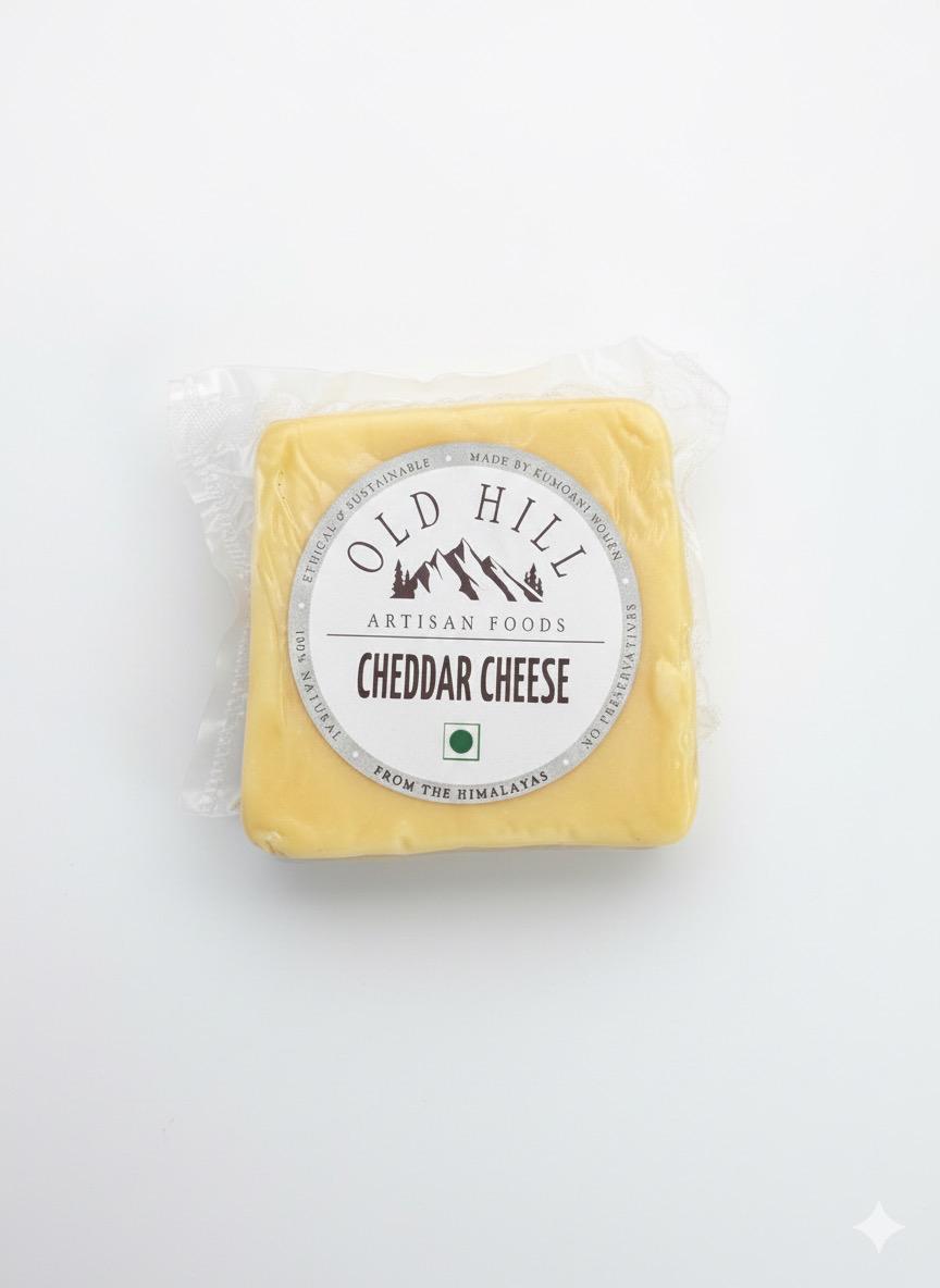 Cheddar Cheese | 100% Natural - Pasteurized – No Added Preservatives - Old Hill – 200gm