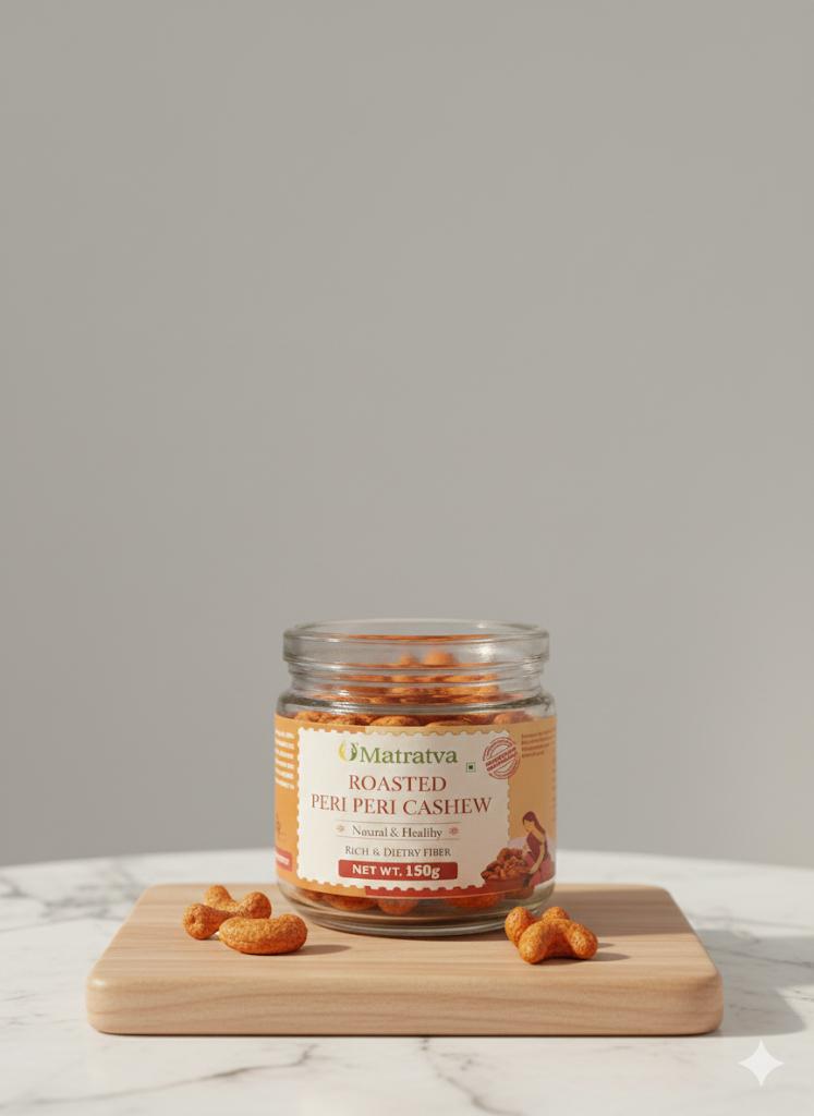 Cashews | (Peri Peri) - Roasted – Matratva – 150gm