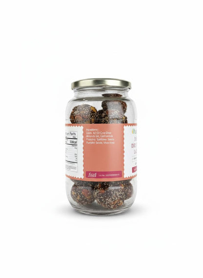 Dates Dry Fruit Ladoo - Refined Sugar Free - Made with A2 Cow Ghee - Matratva - 500gm