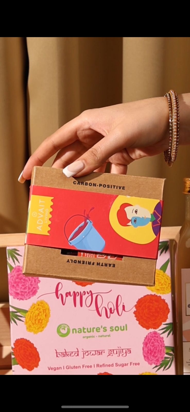 Holi Happiness Basket - Conscious Holi Basket - Nature’s Soul - 6 Products