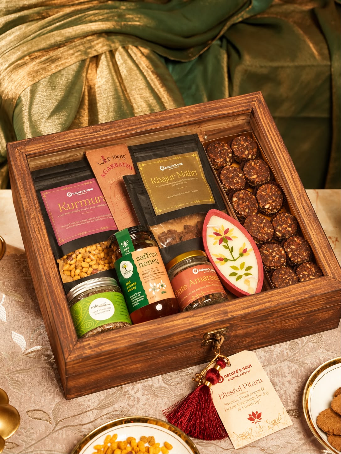 𝗕𝗟𝗜𝗦𝗦𝗙𝗨𝗟 PITARA - Wholesome Treats & Beautiful Fragrances - Box of 8