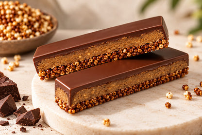 Bar | Protein-Rich Energy Bars - 5.2g Protein Per Bar-54% Dark Chocolate -Plant Protein- Handcrafted - 100% Natural Cacao -No preservatives, No Refined Sugar  - Ras Chocolate - 40gm