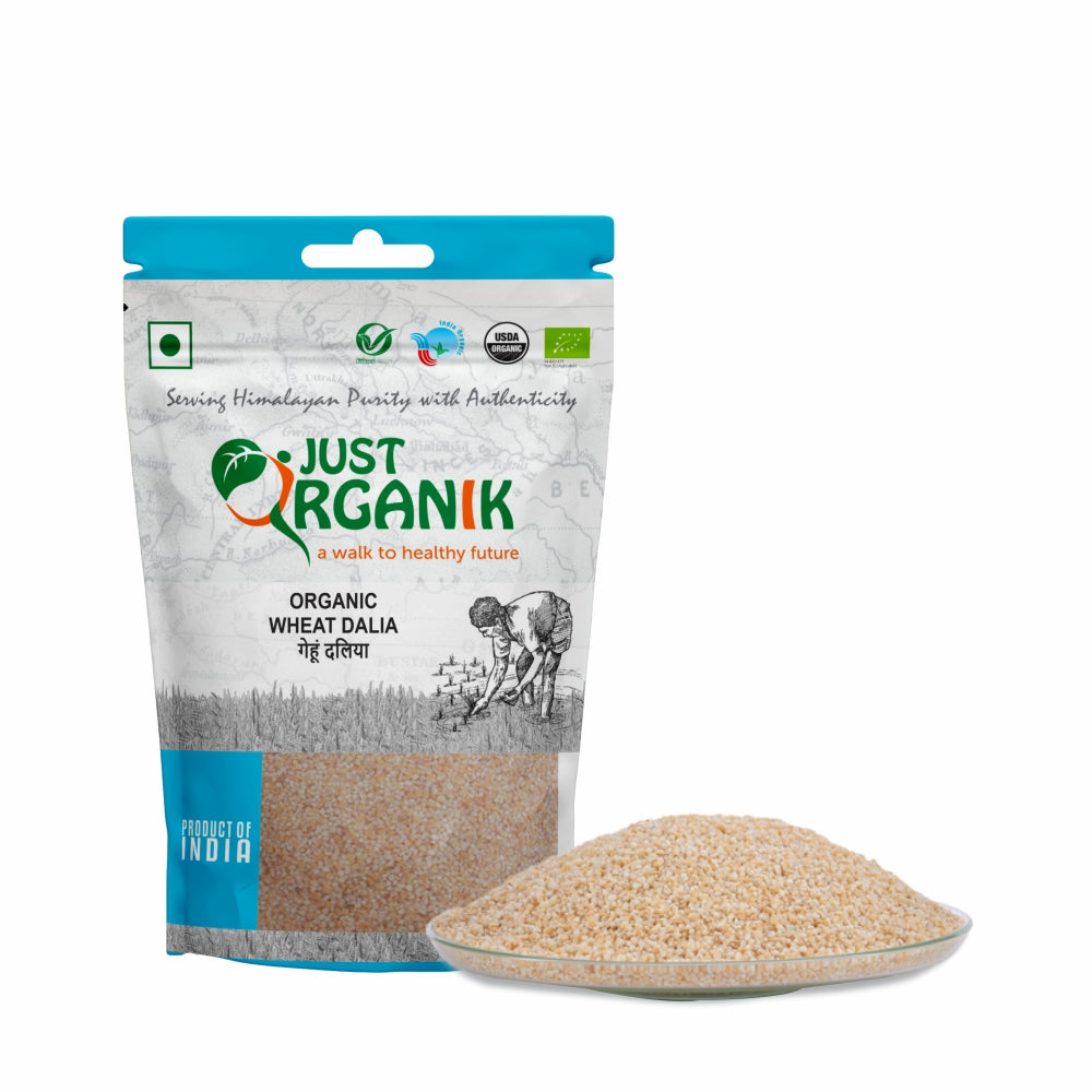 Wheat Dalia (Broken Daliya) – Just Organik – 500gm