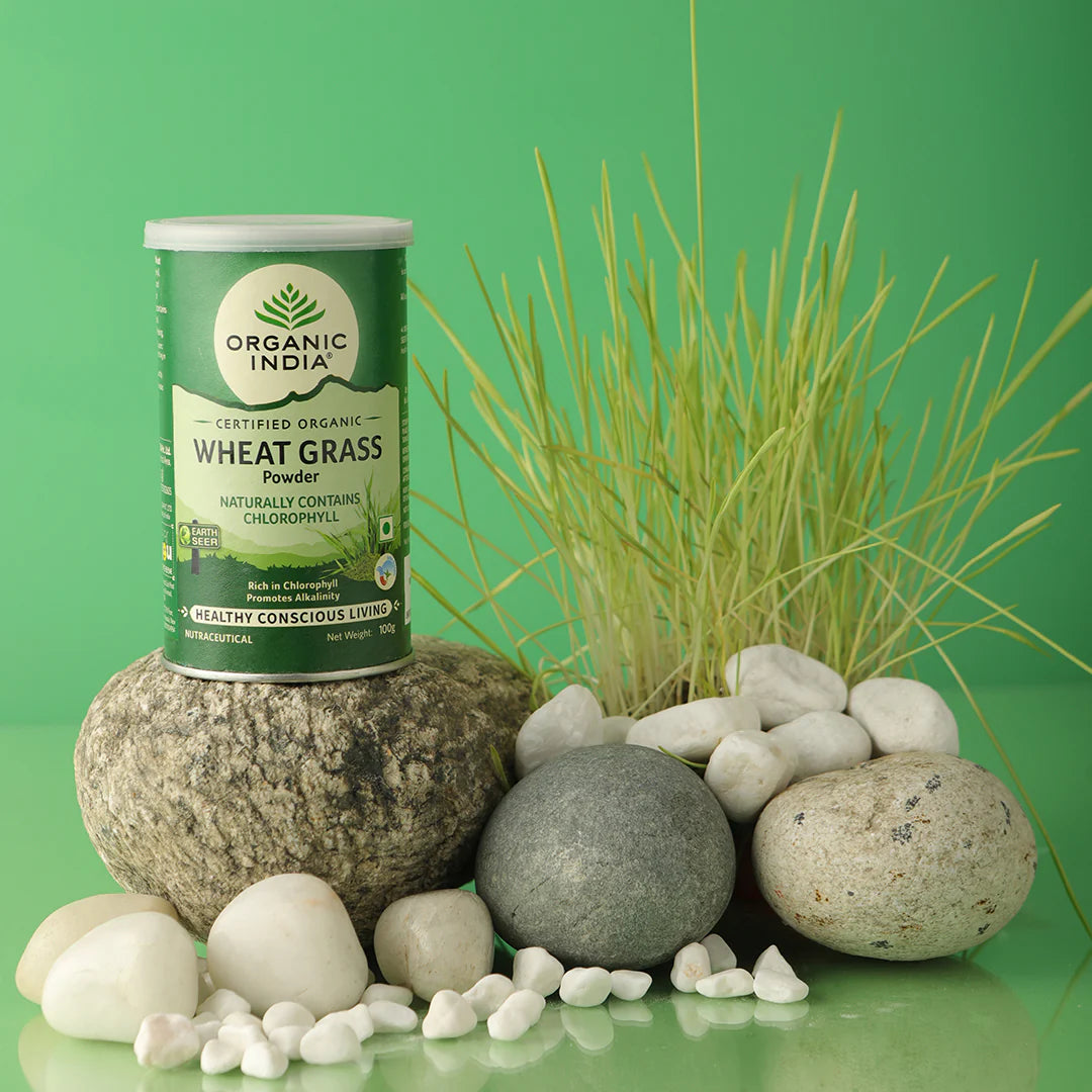 Wheat Grass Powder - Organic India - 100gm