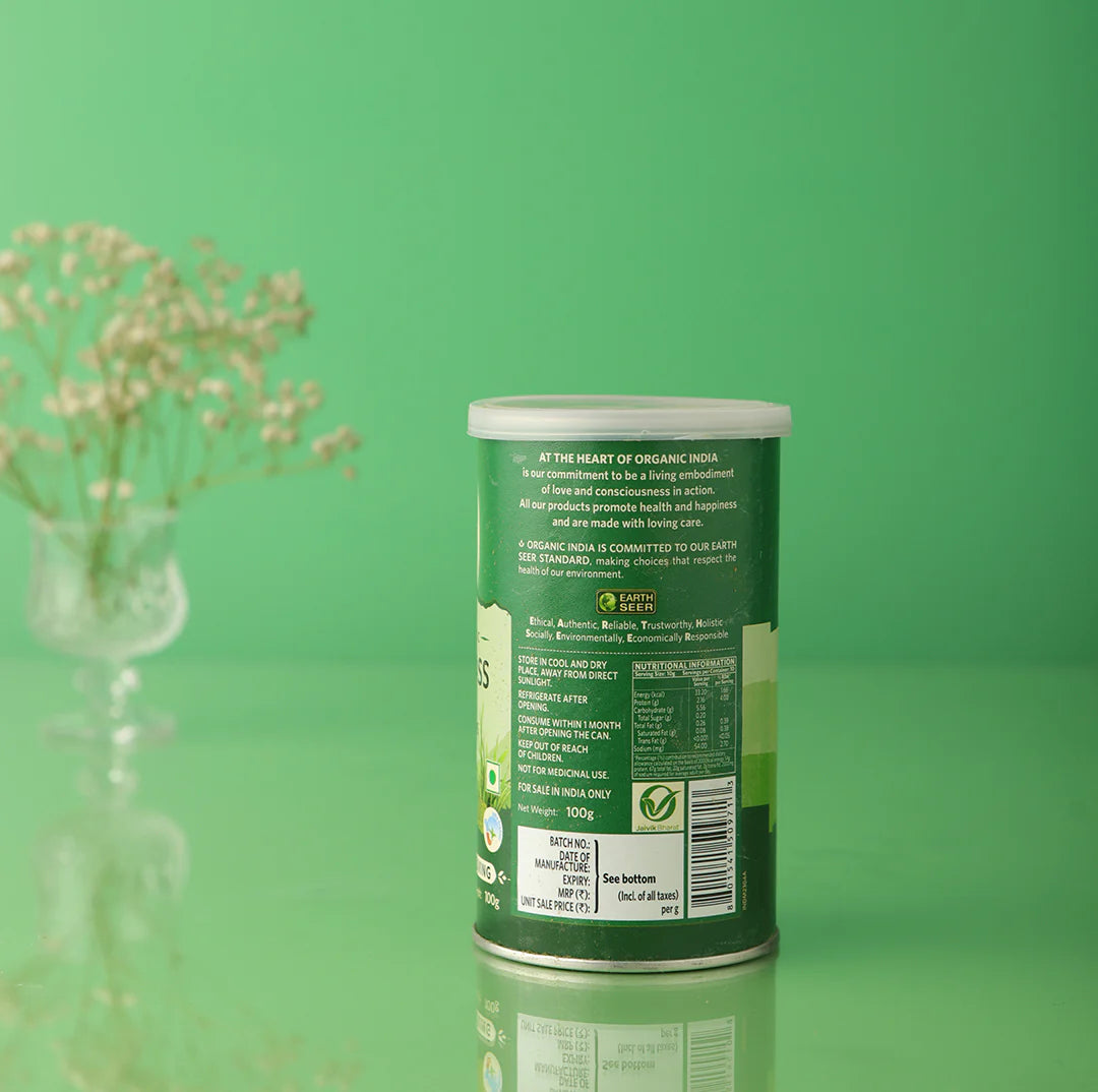 Wheat Grass Powder - Organic India - 100gm
