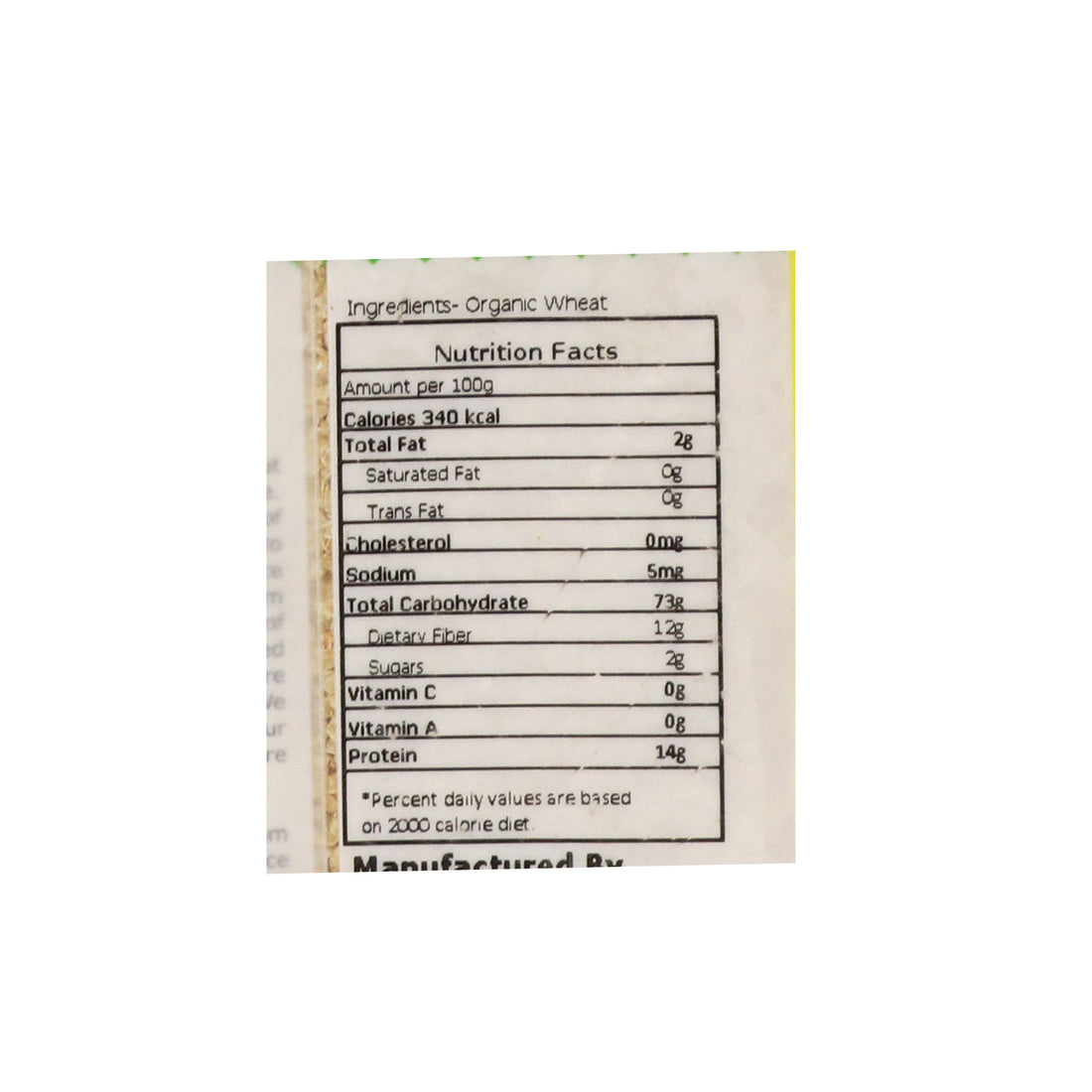 Wheat Dalia (Broken Wheat) - Elworld Organic - 500gm