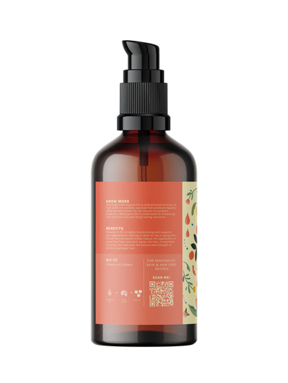 Wheatgerm Oil | Pure (Carrier Oil) - For Hair And Skin Oil - Cold Pressed - Organic - Vegan, Cruelty Free, Paraben Free, Gmo Free &amp;amp; No Preservatives - Tattvalogy - 50ml