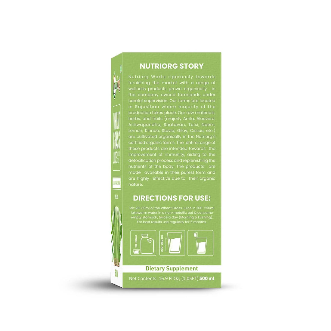 Wheatgrass Juice – Nutriorg – 500ml