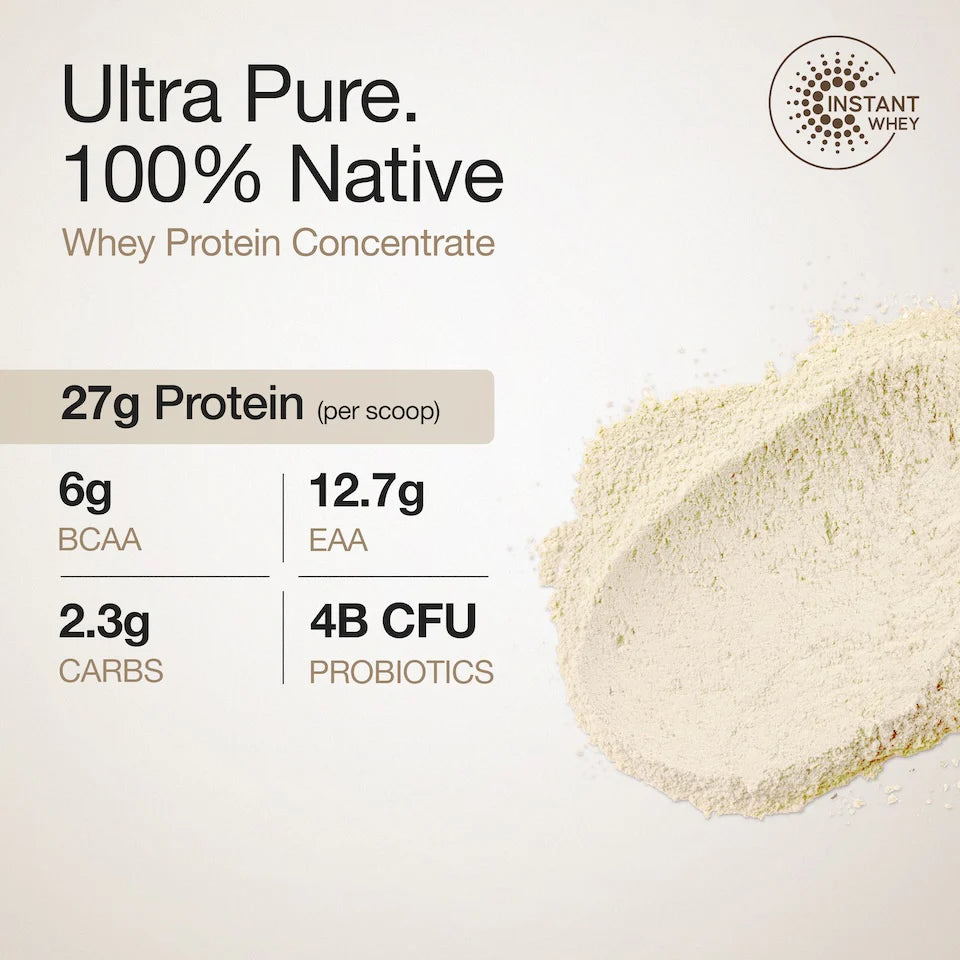 Protein Powder | Whey Protein Concentrate – Unflavored – 27gm Protein – Gluten Free, Builds Lean Muscle Mass, Improves Strength &amp; Endurance, Increases Power Output, Accelerates Muscle Recovery &amp; Promotes Weight Management – Wellbeing Nutrition – 1000gm