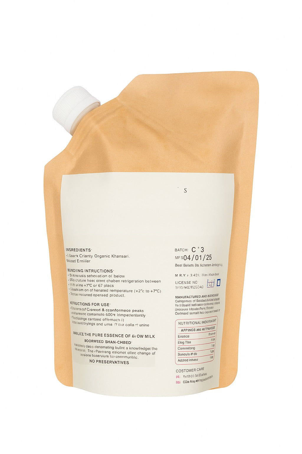 Whipping Cream | A2 Whipping Cream - No Added Preservatives - Highland Farms - 500gm