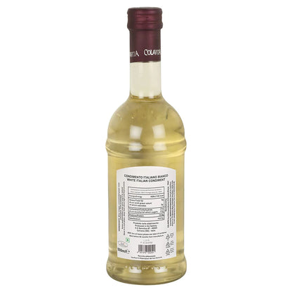 White Italian Condiment Balsamic Vinegar - Italy Origin - Colavita - 500ml