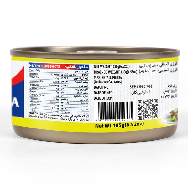 White Meat Tuna Flakes In Sunflower Oil – Tasty Nibbles – 185gm