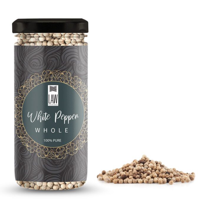 White Pepper Whole – Looms And Weaves - 100gm