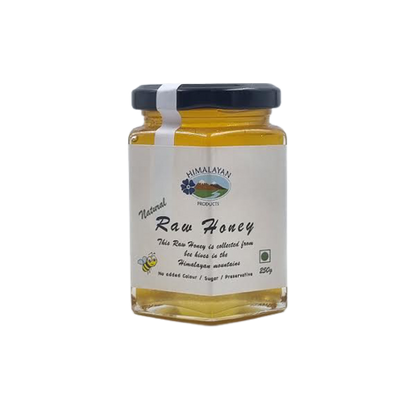 Honey | Raw Honey (Liquid) - Kashmir Valley - Natural - No Added Sugar, Colour &amp; No Added Preservatives - Himalayan - 250gm