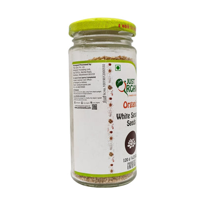White Sesame Seeds (Safed Til) – Just Organik – 120gm