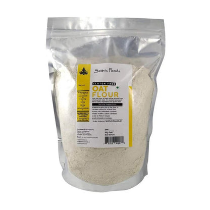 Oat Flour - Gluten Free - Sattvic Foods - 500gm
