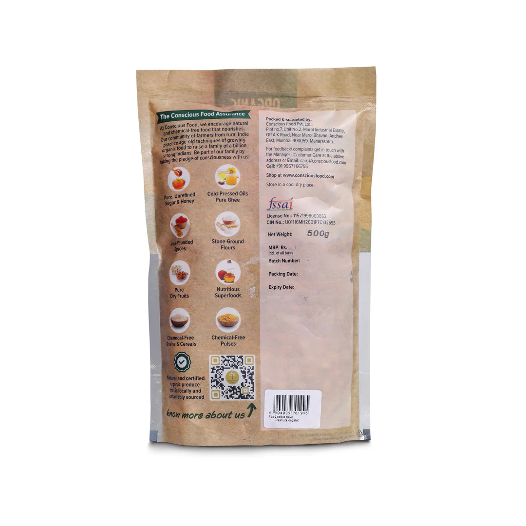 Peanuts - Conscious Food - 500gm