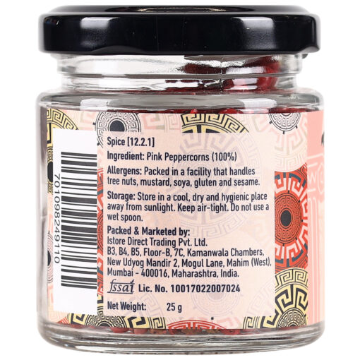 Pepper Corns | Pink Pepper Corns (Whole) - Peppery &amp;amp; Fruity - Urban Platter - 25gm