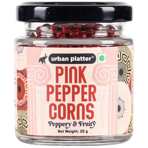 Pepper Corns | Pink Pepper Corns (Whole) - Peppery &amp;amp; Fruity - Urban Platter - 25gm